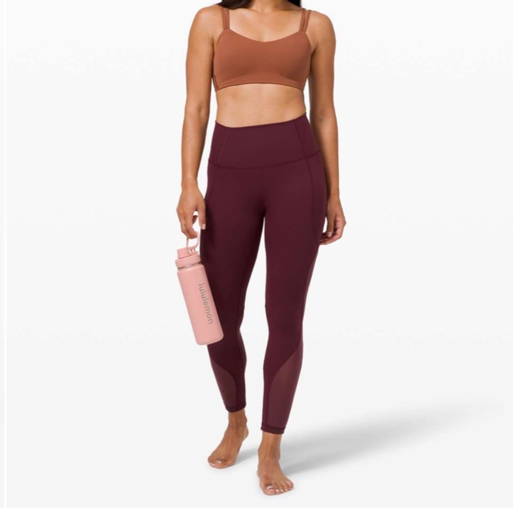 Lululemon Wunder Under High-Rise Tigh 25” *Chiffon Mesh